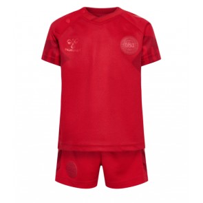 Danmark Replika Babytøj Hjemmebanesæt Børn VM 2022 Kortærmet (+ Korte bukser)